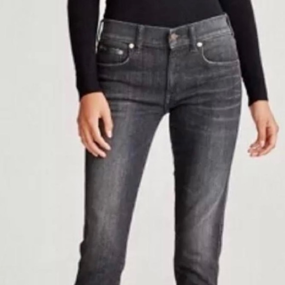 NWT Ralph Lauren Polo Khaki distressed look Tompkins Skinny Crop Jean / Pants - Picture 4 of 4